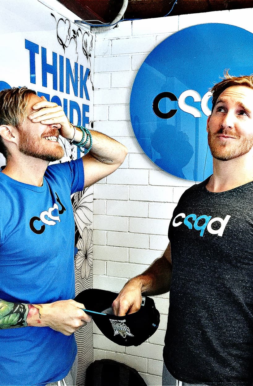 The rebranded CSQD garage studio fitout