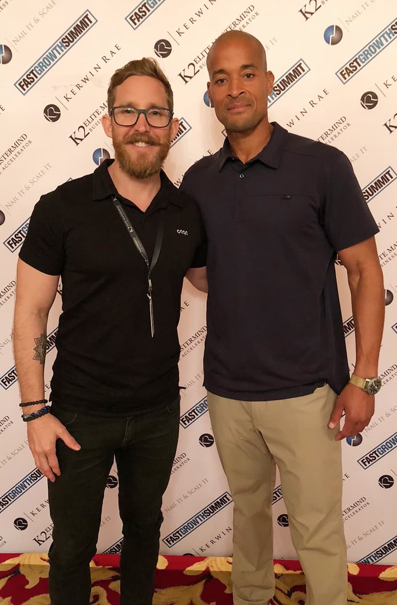 James with David Goggins