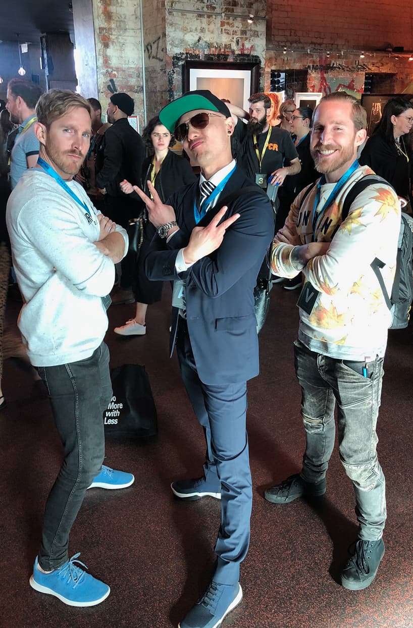 James with designer Chris Do