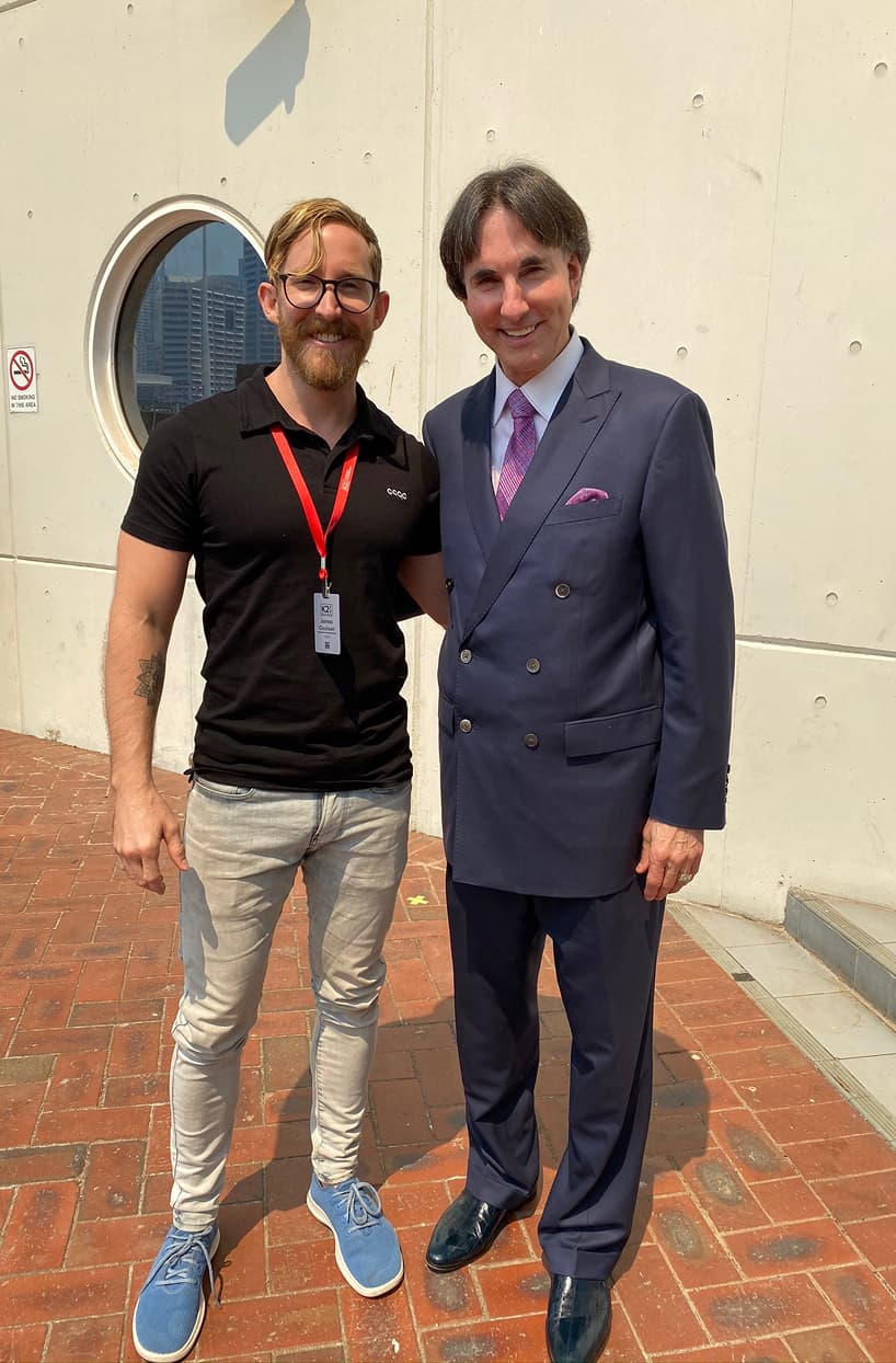 James with Dr. John Demartini