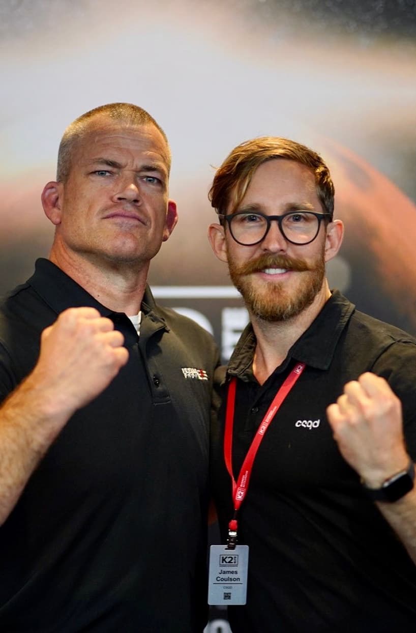 James with Jocko Willink