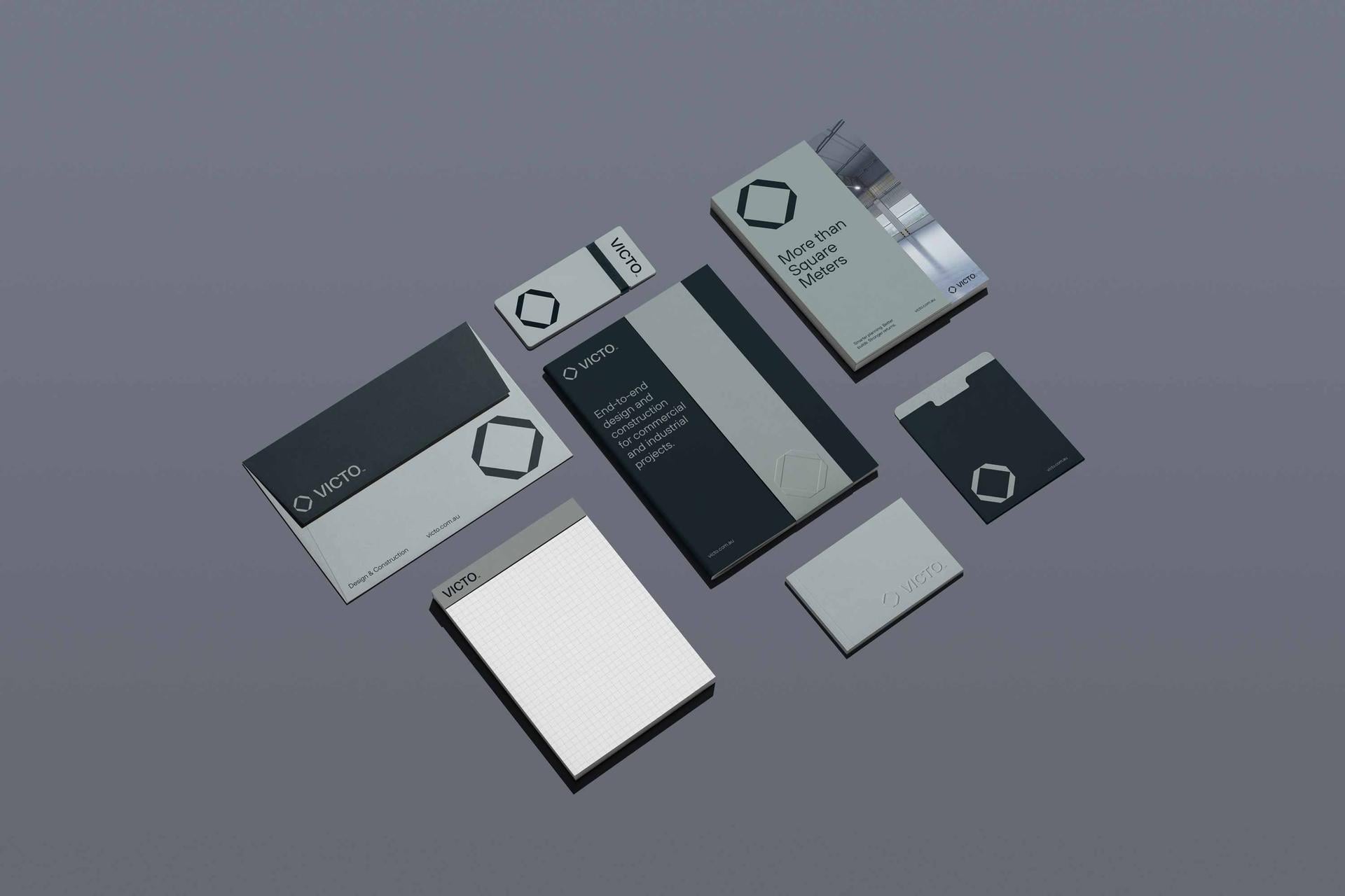 Victo branding — illuminated signage