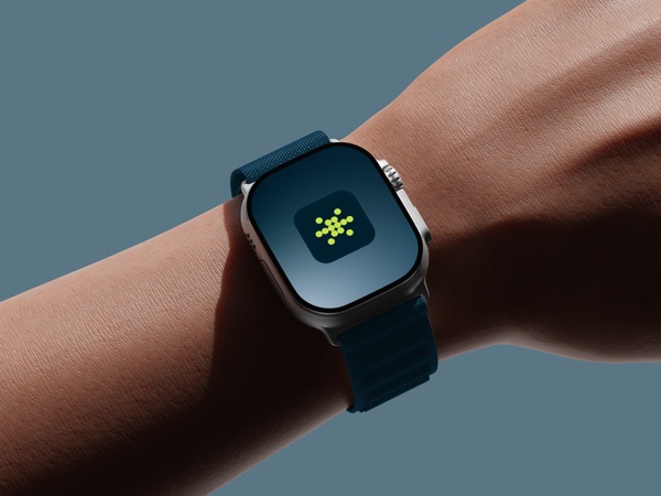 Brand identity applied to a smartwatch