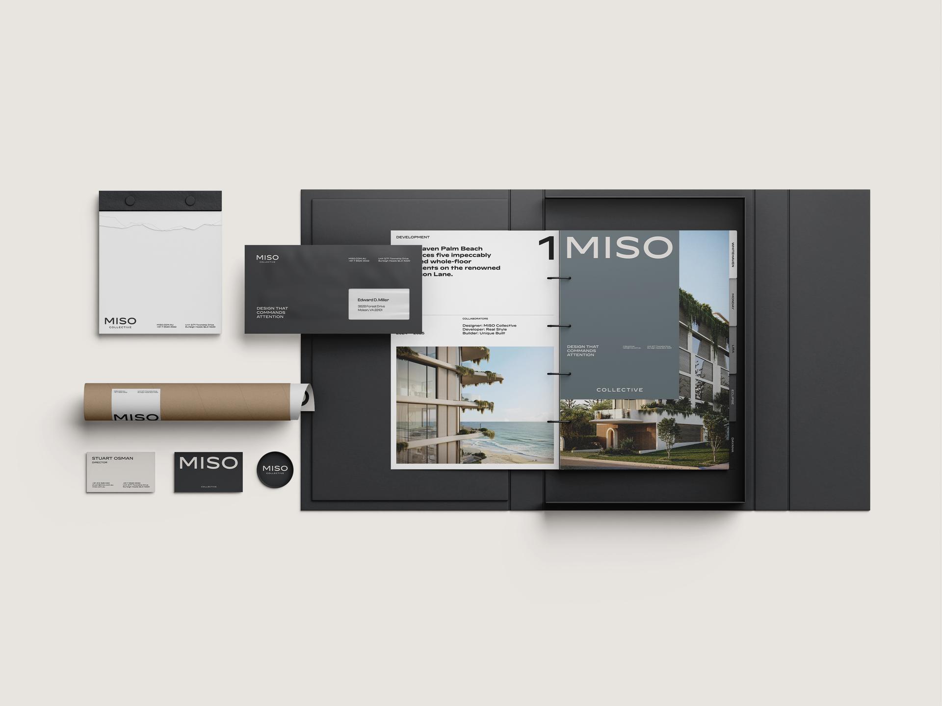 Brand portfolio applied across collateral