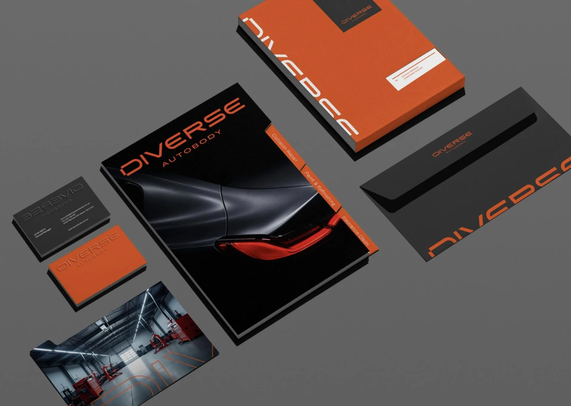 Straightcurve branded business card
