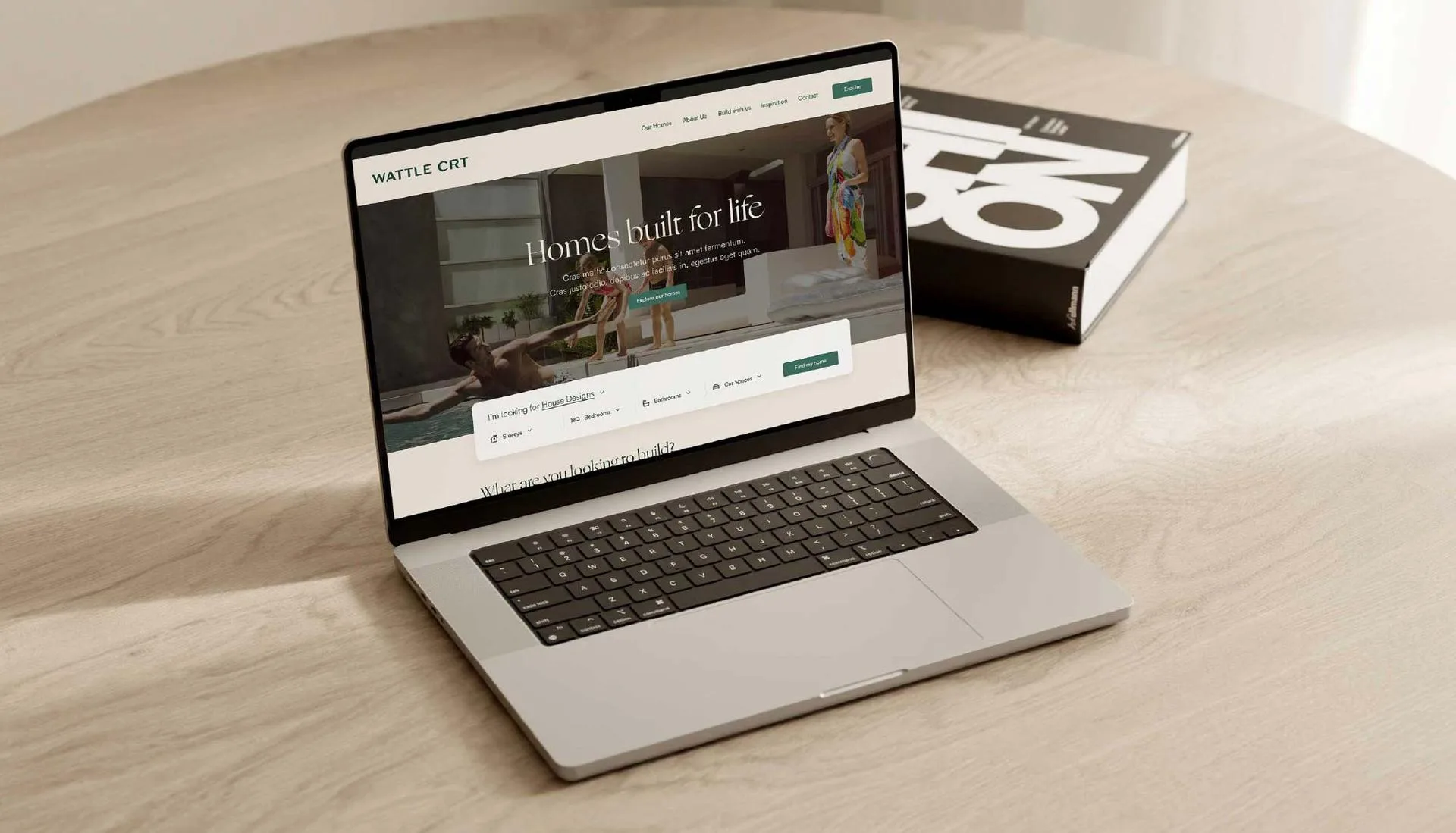 Website design moodboard