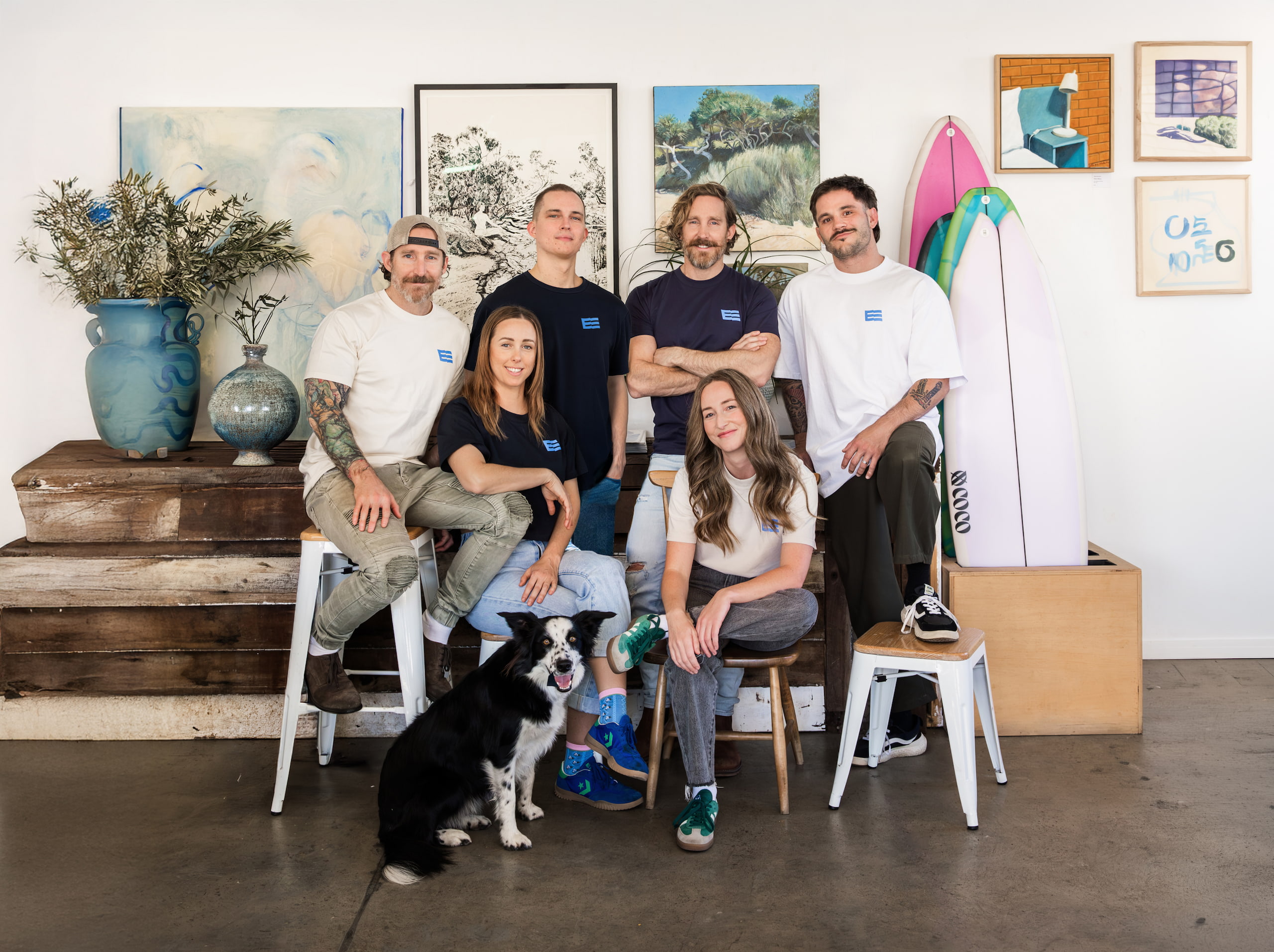 The Embark team working together in the Gold Coast studio